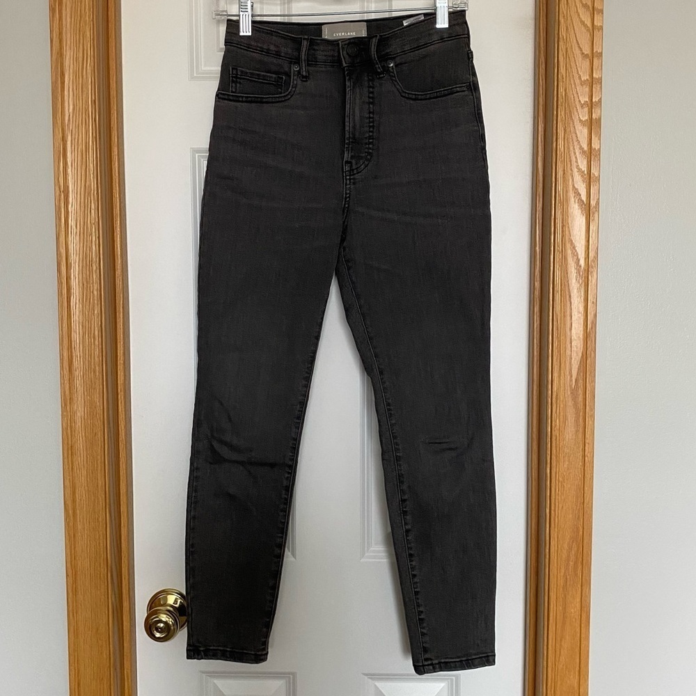 Everlane Charcoal High Rise Ankle Skinny Jeans Size 26